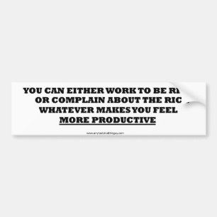 Productievere Bumpersticker
