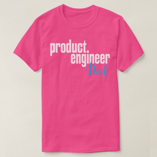 Productingenieur Dad Producttechniek 1 T-shirt (Design voorkant)