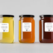 Productingrediënt vermelding bedrijf qr code label