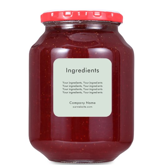 Productingrediënt vermelding sage groen label