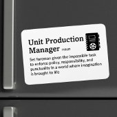 Production Manager-definitiefilm 4" x 6" Flex Magneet
