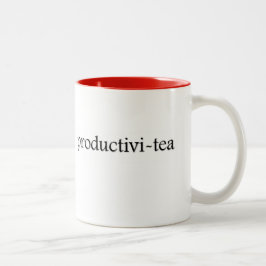 Productivi-tea Tea Cup Tweekleurige Koffiemok