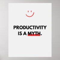 Productiviteit is een mythe. Anti-motivatie