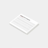 Productiviteit Opgeschort | Grappig Kantoor Humor Post-it® Notes (Schuin)