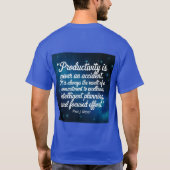 Productiviteitsquote Paul Meyer T-shirt (Achterkant)