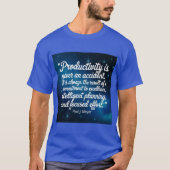 Productiviteitsquote Paul Meyer T-shirt (Voorkant)