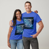 Productiviteitsquote Paul Meyer T-shirt (Unisex)