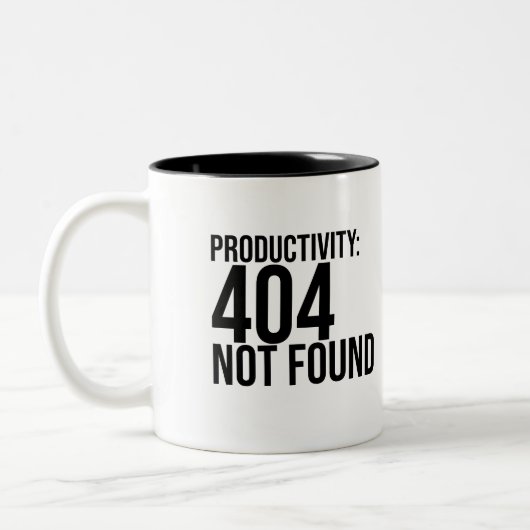 PRODUCTIVITY: 404 NOT FOUND TWEEKLEURIGE KOFFIEMOK (Links)