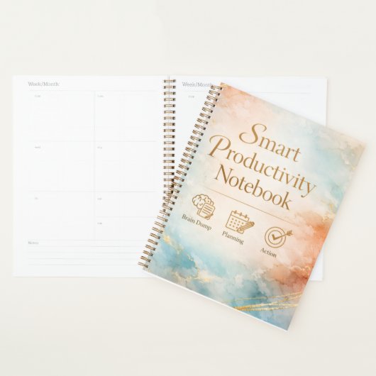 Productivity Notebook Planning & Action Journal  Planner (Display)