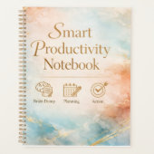 Productivity Notebook Planning & Action Journal  Planner (Voorkant)