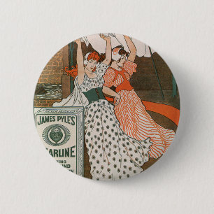 productlabel Art Pearline Modern Cleanser Ronde Button 5,7 Cm