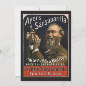 productlabel, Ayer's Sarsaparilla-Drink (Voorkant)