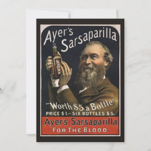 productlabel, Ayer's Sarsaparilla-Drink