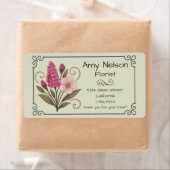 Productlabel, Bloemenwinkel, Bloemisterij. Etiket (Insitu)