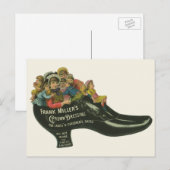 productlabel, Frank Miller's graafmachine Pools Briefkaart (Voorkant / Achterkant)