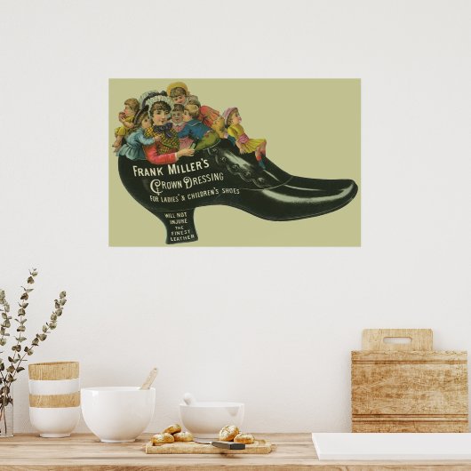  productlabel, Frank Miller's graafmachine Pools Poster (Keuken)