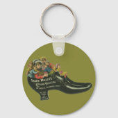  productlabel, Frank Miller's graafmachine Pools Sleutelhanger (Voorkant)