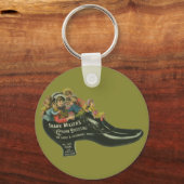 productlabel, Frank Miller's graafmachine Pools Sleutelhanger (Achterkant)