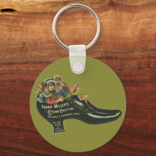 productlabel, Frank Miller's graafmachine Pools Sleutelhanger (Voorkant)