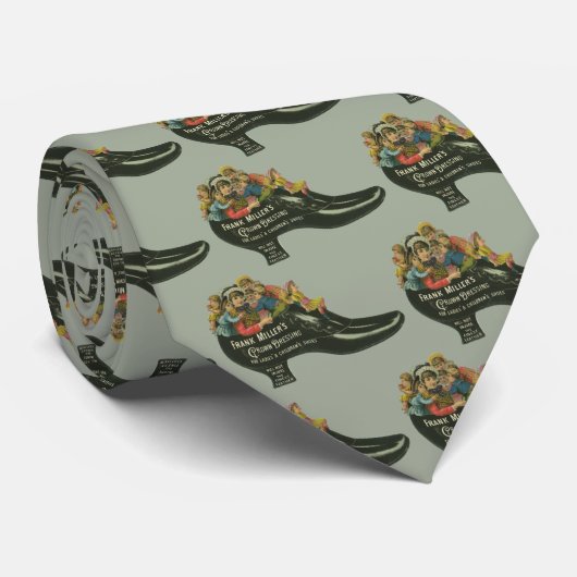  productlabel, Frank Miller's graafmachine Pools Stropdas (Opgerold)