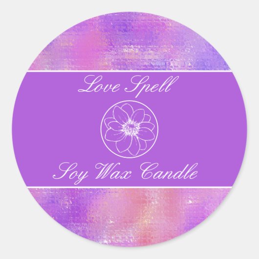 Productlabel holografisch Logo Ronde Sticker (Voorkant)