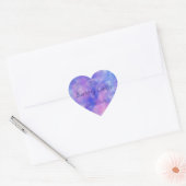 Productlabel holografische lip-scrub hart sticker (Envelop)