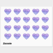 Productlabel holografische lip-scrub hart sticker (Vel)