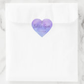 Productlabel holografische lip-scrub hart sticker (Tas)