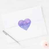 Productlabel holografische lip-scrub hart sticker (Envelop)