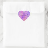 Productlabel holografische lip-scrub hart sticker (Tas)