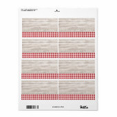 Productlabel land etiket (Full Sheet)