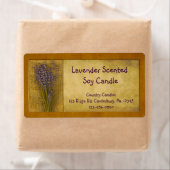 Productlabel lavendel Candle Etiket (Insitu)