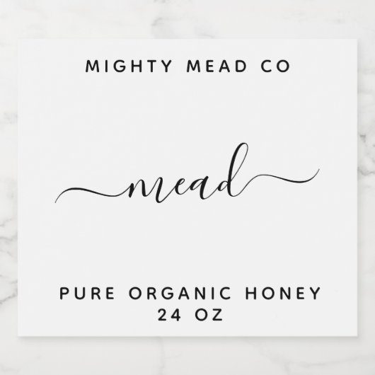 Productlabel Likeurfles Etiket (Enkel label)