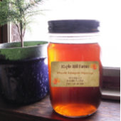 Productlabel Maple Leaves Maple Syrup Etiket