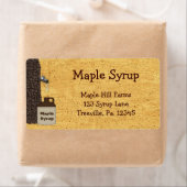 Productlabel Maple Syrup Etiket (Insitu)