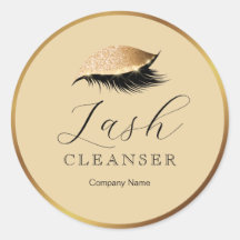 Productlabel Modern Gold Lash Cleanser