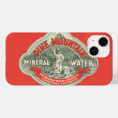  productlabel, pijnbergmineraalwater Case-Mate iPhone case (Achterkant (horizontaal))