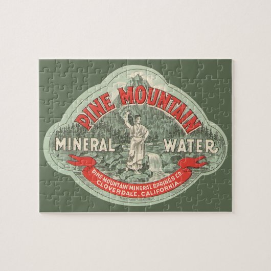 productlabel, pijnbergmineraalwater legpuzzel (Horizontaal)