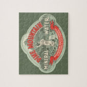 productlabel, pijnbergmineraalwater legpuzzel (Verticaal)