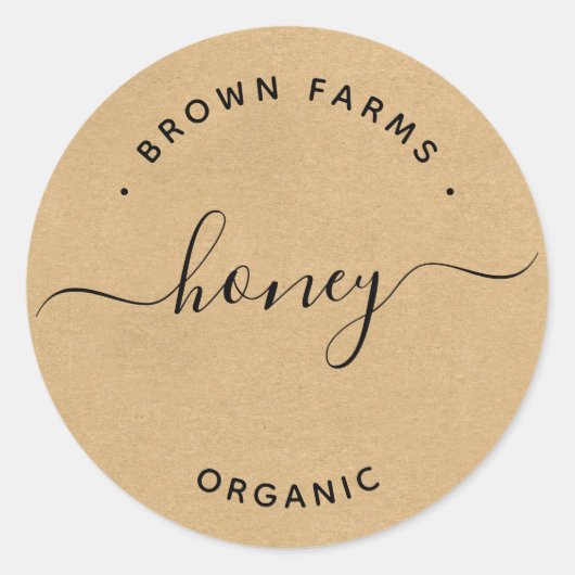 Productlabel Ronde Sticker (Voorkant)