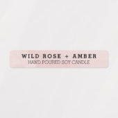 Productlabel Tamper Proof Black en White Candle Labels (Design 1)