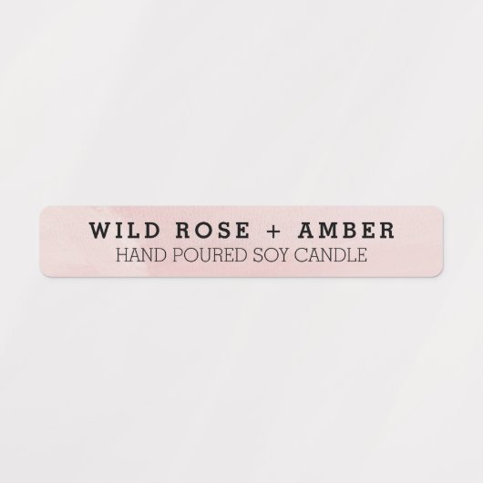 Productlabel Tamper Proof Black en White Candle Labels (Design 1)