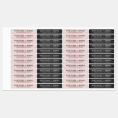 Productlabel Tamper Proof Black en White Candle Labels (Vel)