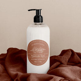 Productlabel Terracotta Logo Ronde Sticker