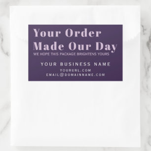 Productlabel, verpakking van het vak Zakelijke aan Rechthoekige Sticker