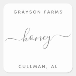 Productlabel Vierkante Sticker