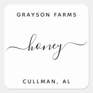 Productlabel Vierkante Sticker