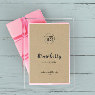 Productlabel voor Logo en kraft voor schrijfmachin Wijn Etiket