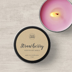 Productlabel voor Logo en schrijfmachines toevoege Ronde Sticker