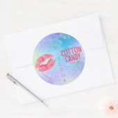 Productlabel voor pasta Shimmer Lip Scrub Ronde Sticker (Envelop)